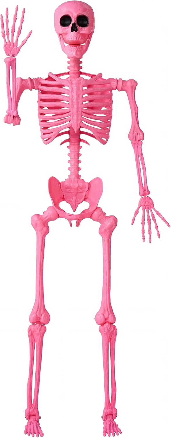 JOYIN - Esqueleto de Halloween posable de 1.7 m de la colección Lif...