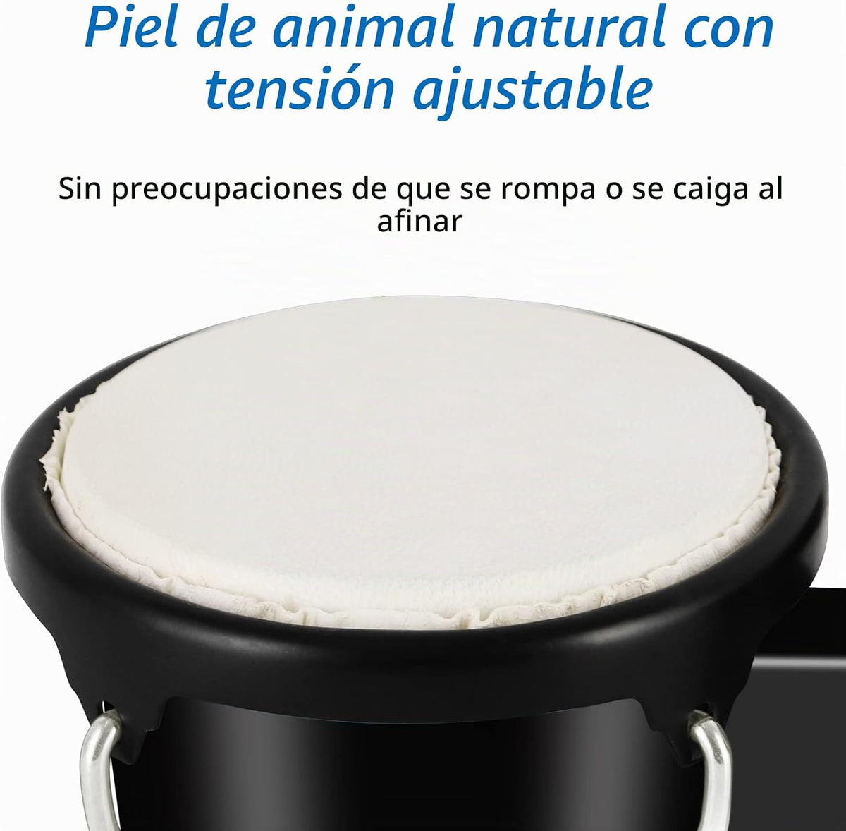 VANPHY Juego de Bongós de 4'' y 5'' para Adultos Pr...
