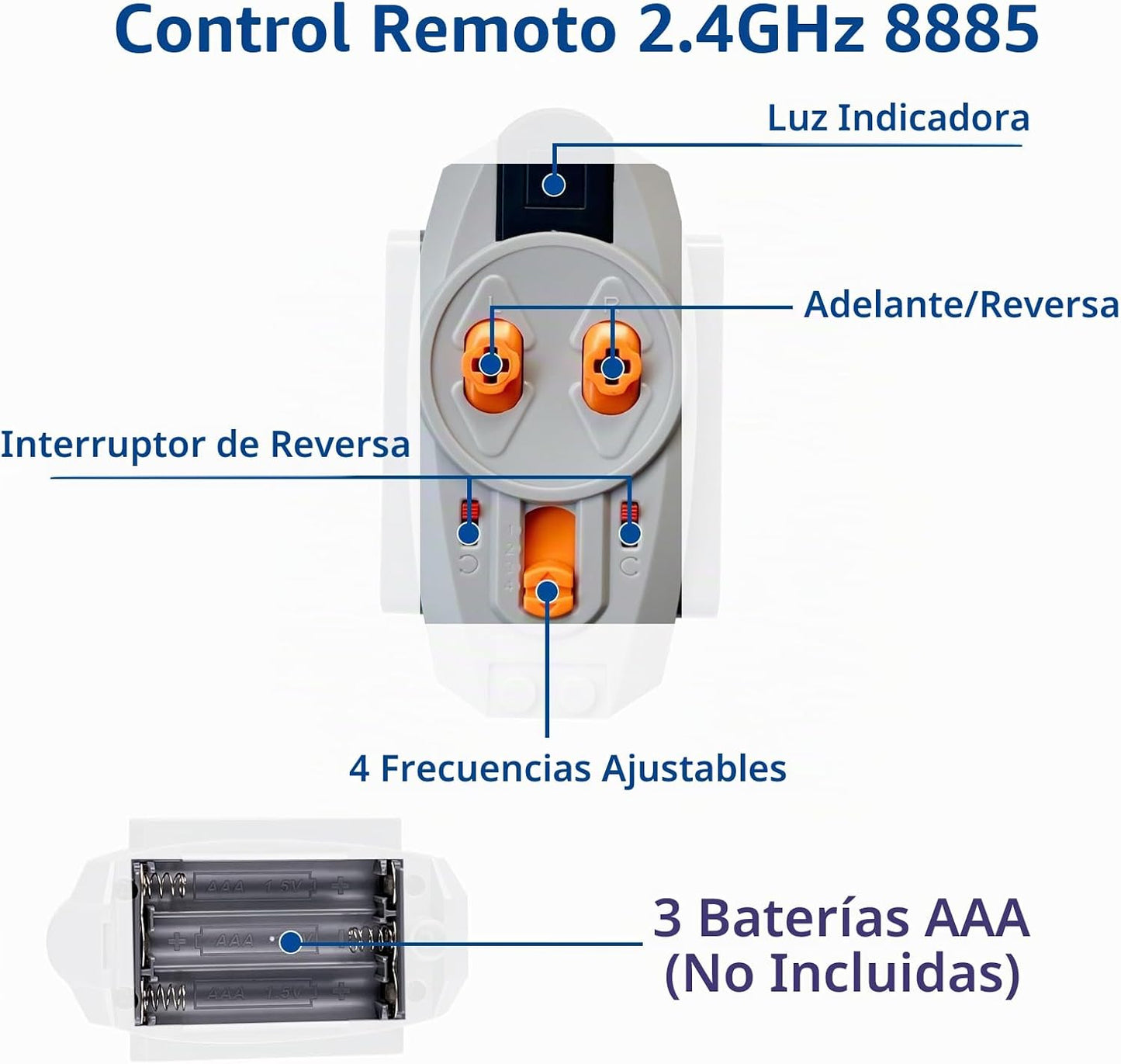 Kit de motores de funciones de potencia 6 en 1, compatible con part...