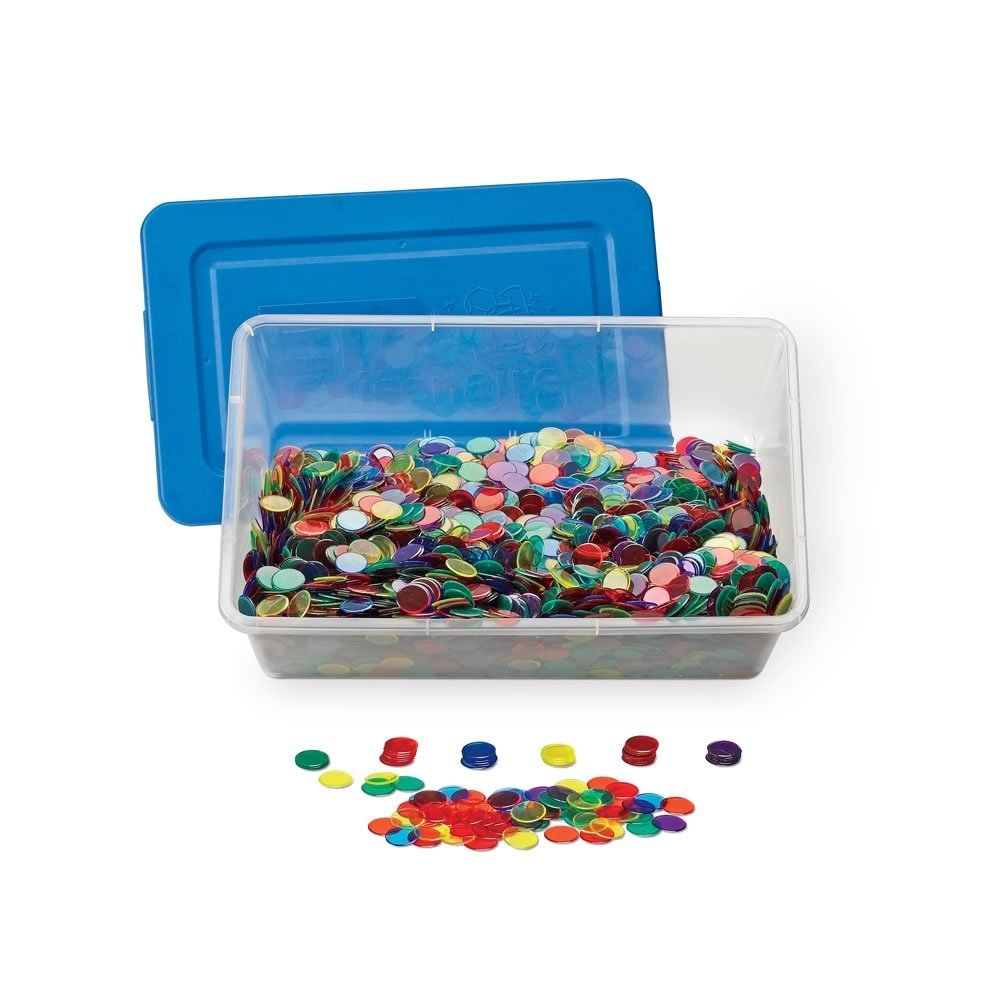 hand2mind Kit transparente para mostradores de aula, fichas de bing...