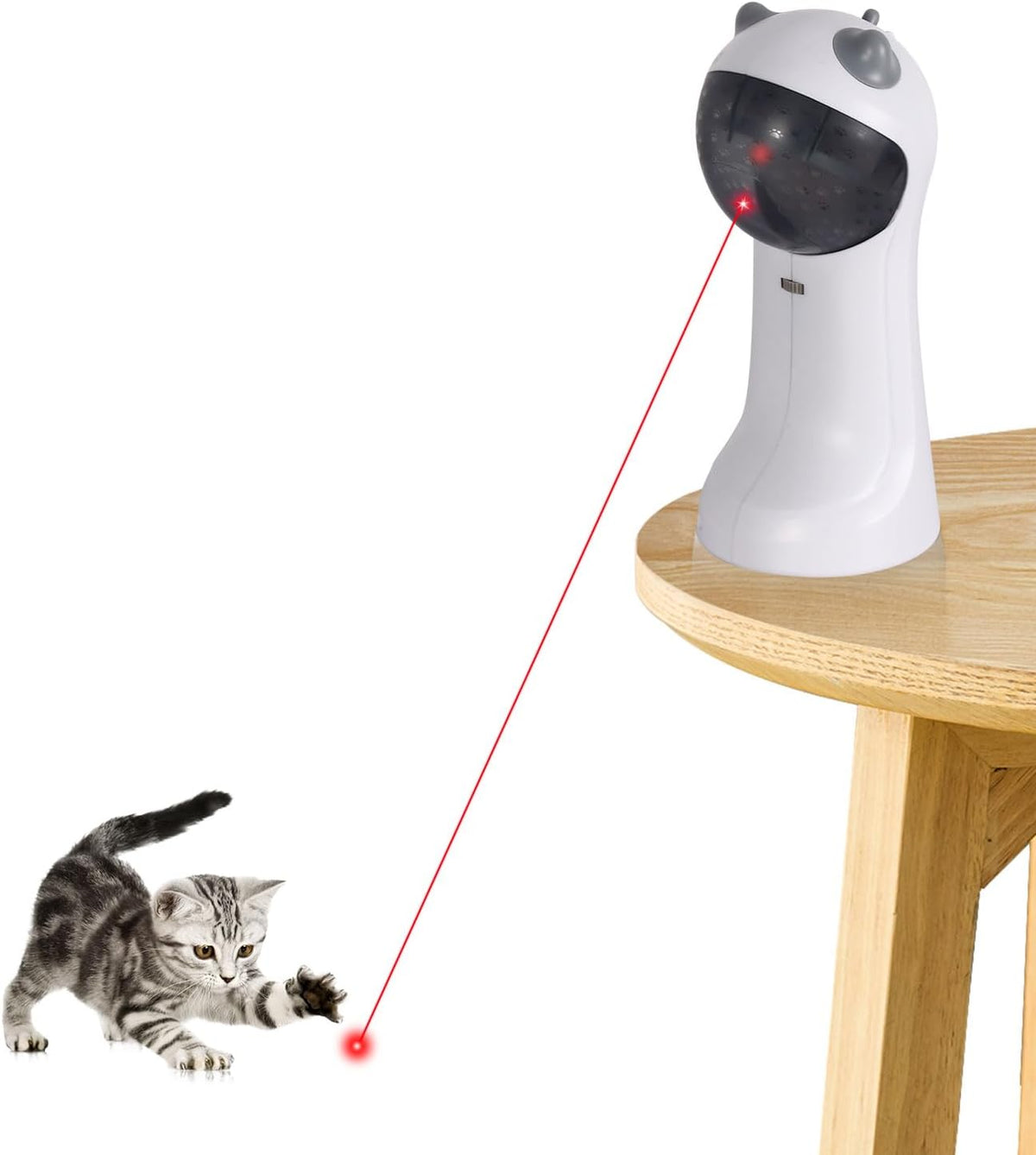 TBTeek Juguete para Gatos Automático Activado por Movimiento, Recar...