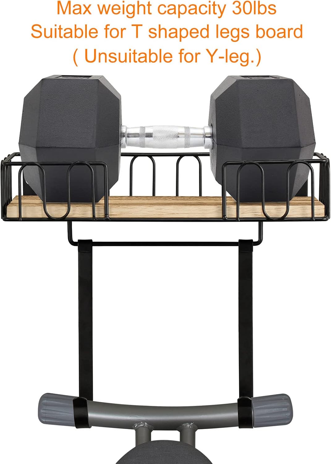 TJ.MOREE Soporte para tabla de planchar de metal para colgar en la...