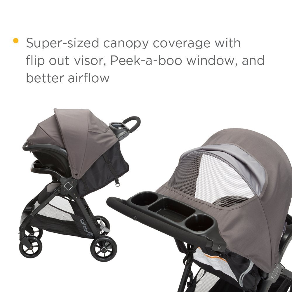 Safety 1st Sistema de viaje Smooth Ride, cereza negra y base de asi...