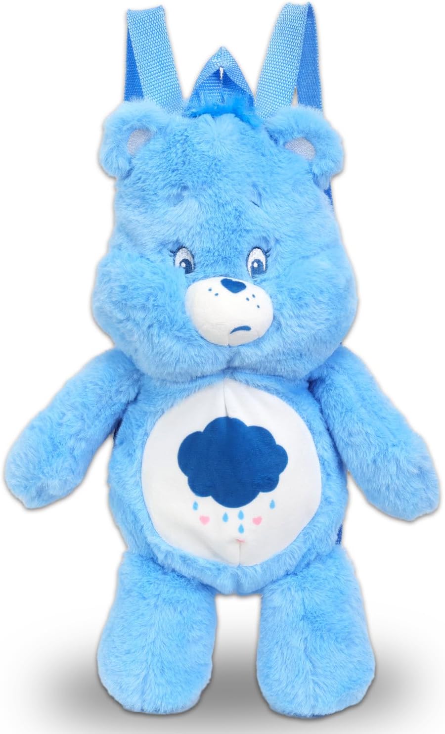 Care Bears Grumpy Bear - Juego de mochila de peluche, paquete con m...