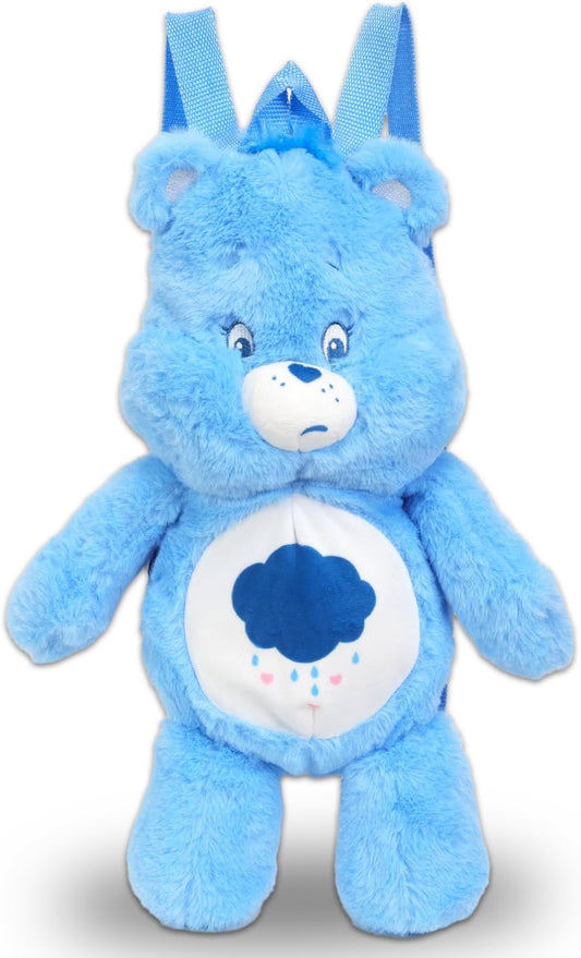 Care Bears Grumpy Bear - Juego de mochila de peluche, paquete con m...