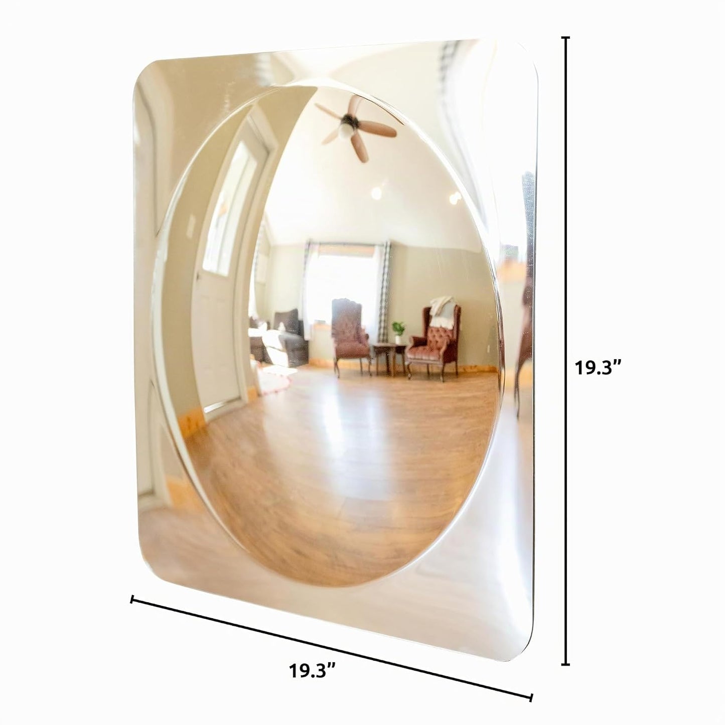 Spark &amp; Wow Espejo sensorial de pared para niños pequeños, gran...
