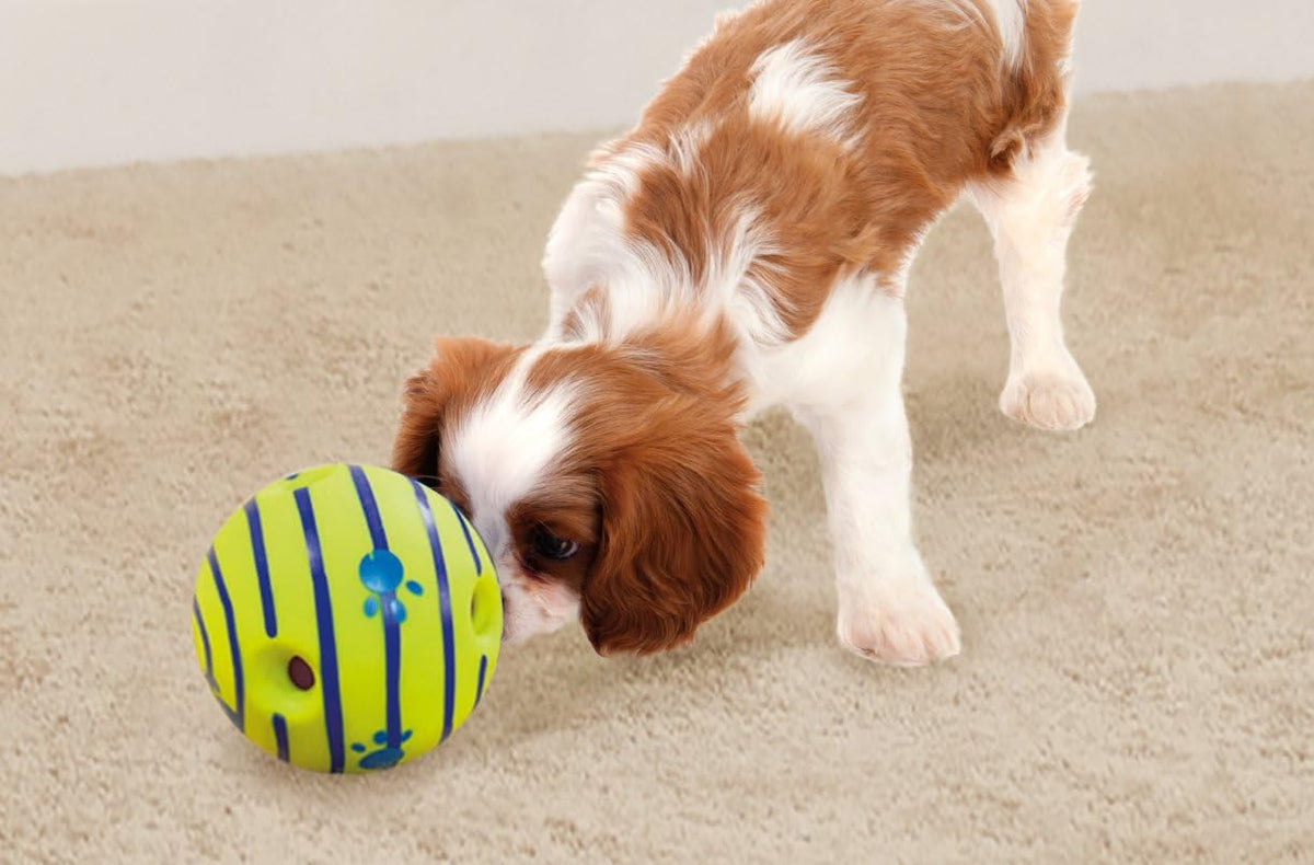 Perro de juguete, Wobble WAG Giggle Balón, M, Verde