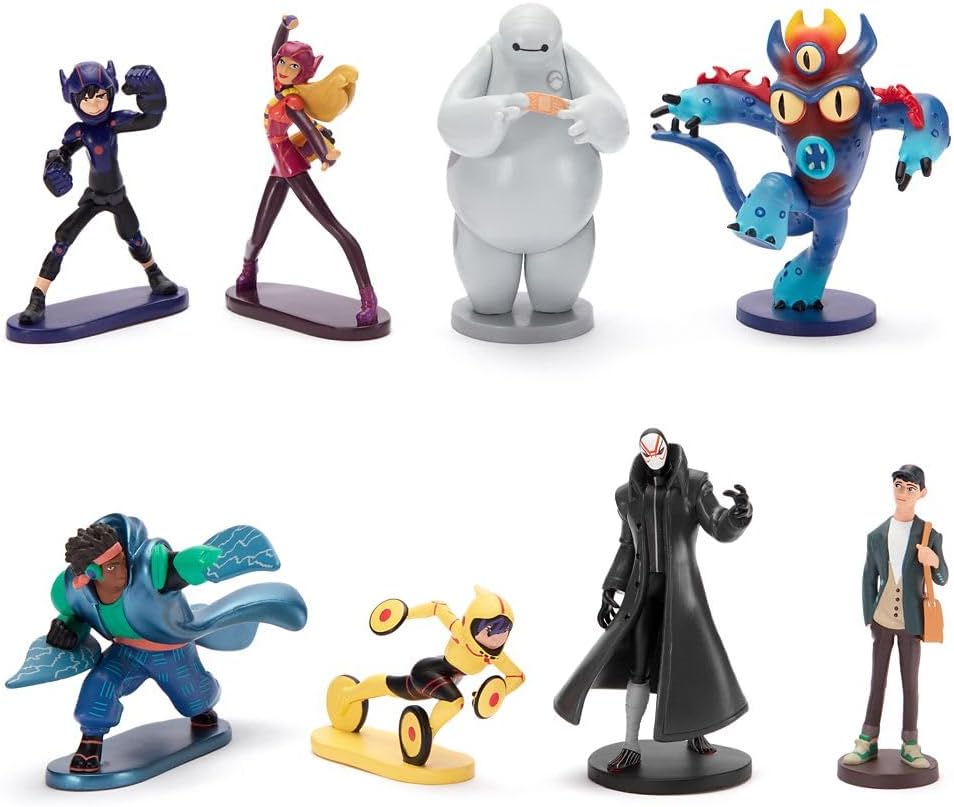 Disney Store Juego oficial de figuras de Big Hero 6 \u2013 8 figura...