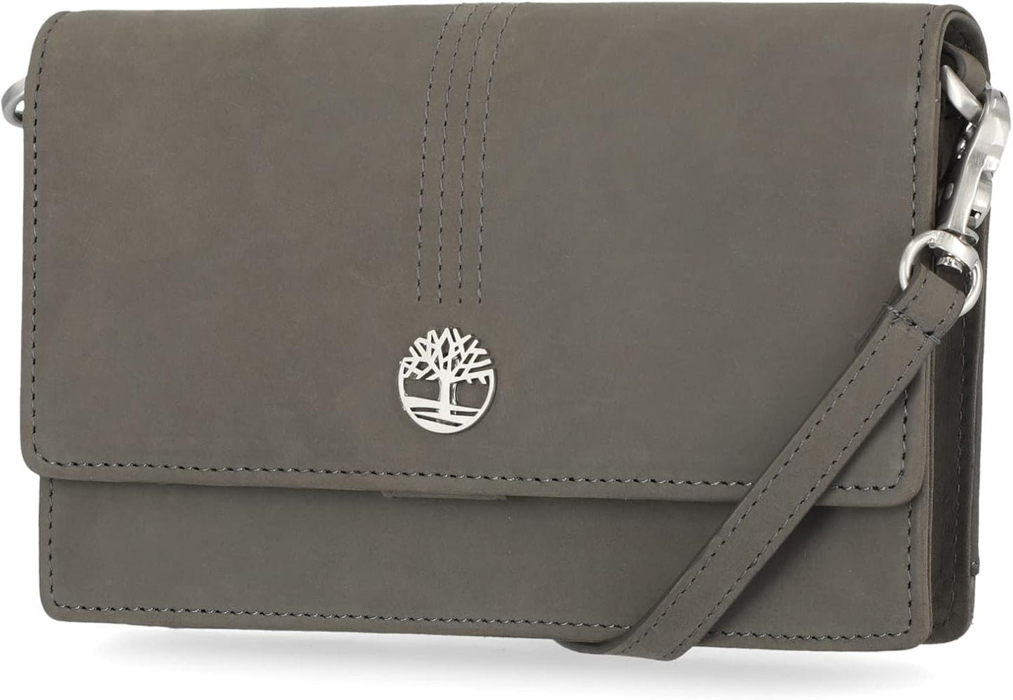 Timberland - Bolso cruzado de cuero RFID con billetera, Tamaño único
