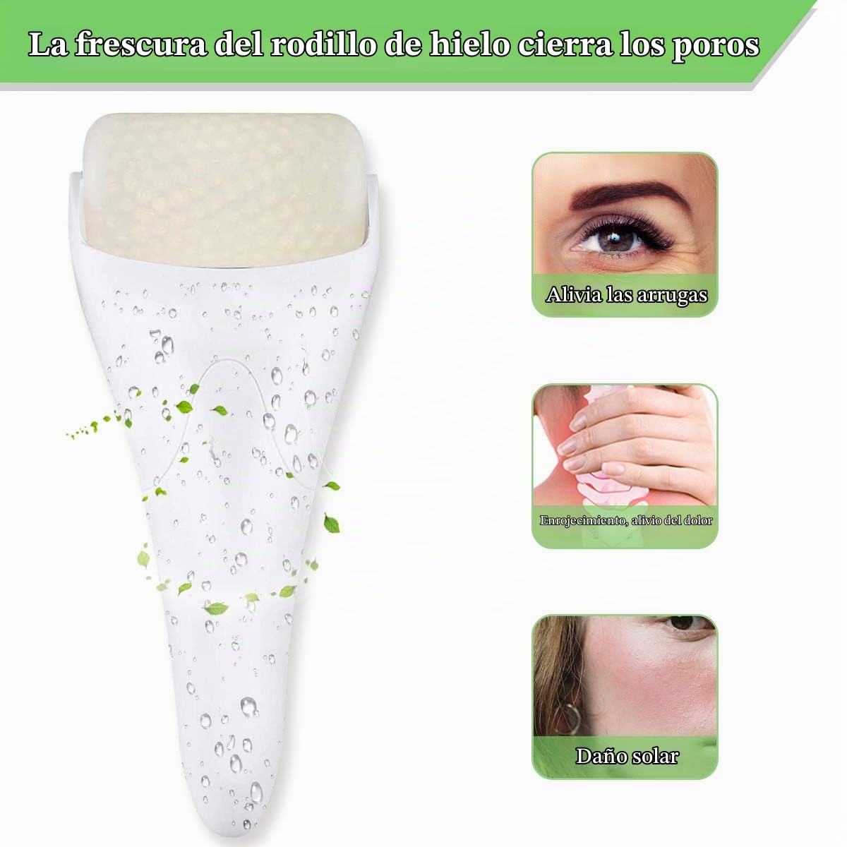 Fronnor Rodillo de hielo para la cara, ojos, idea de regalo para mu...
