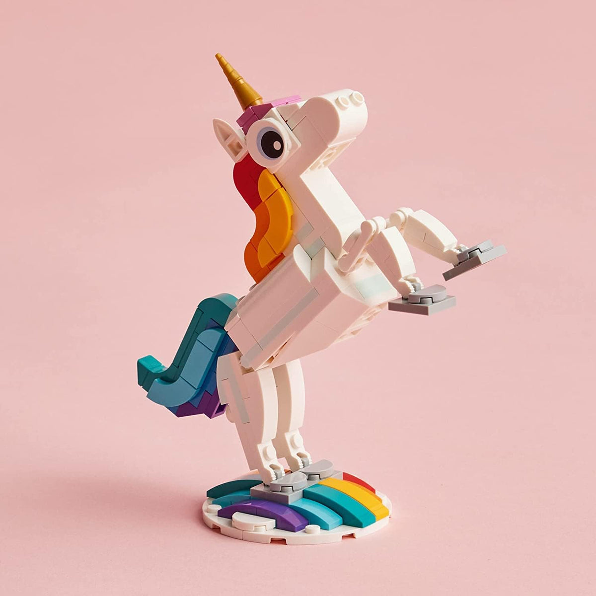 LEGO Creator 31140 - Juguete mágico de unicornio 3 en 1, se transfo...
