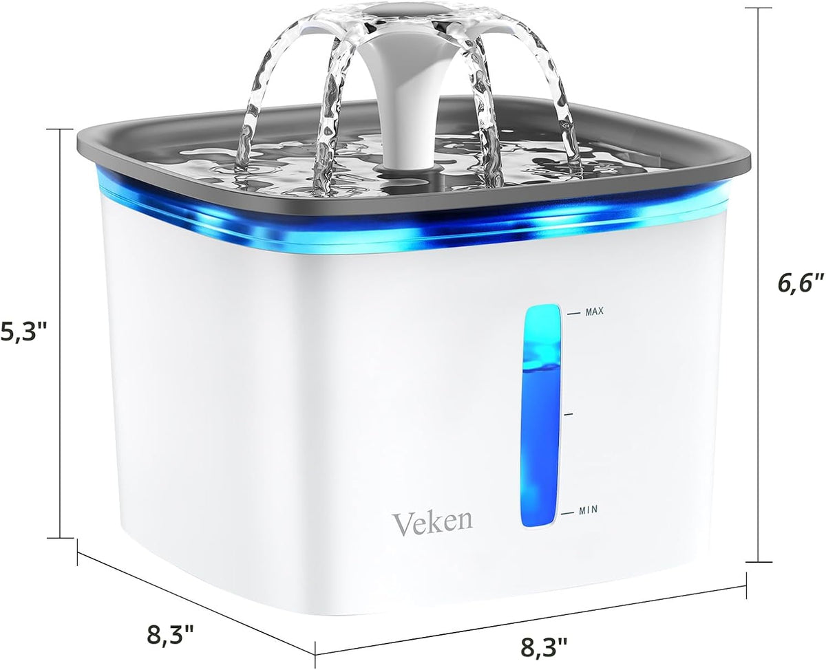 Veken Innovation Award Ganadora de 95 oz\/2.8 L Fuente de agua para...