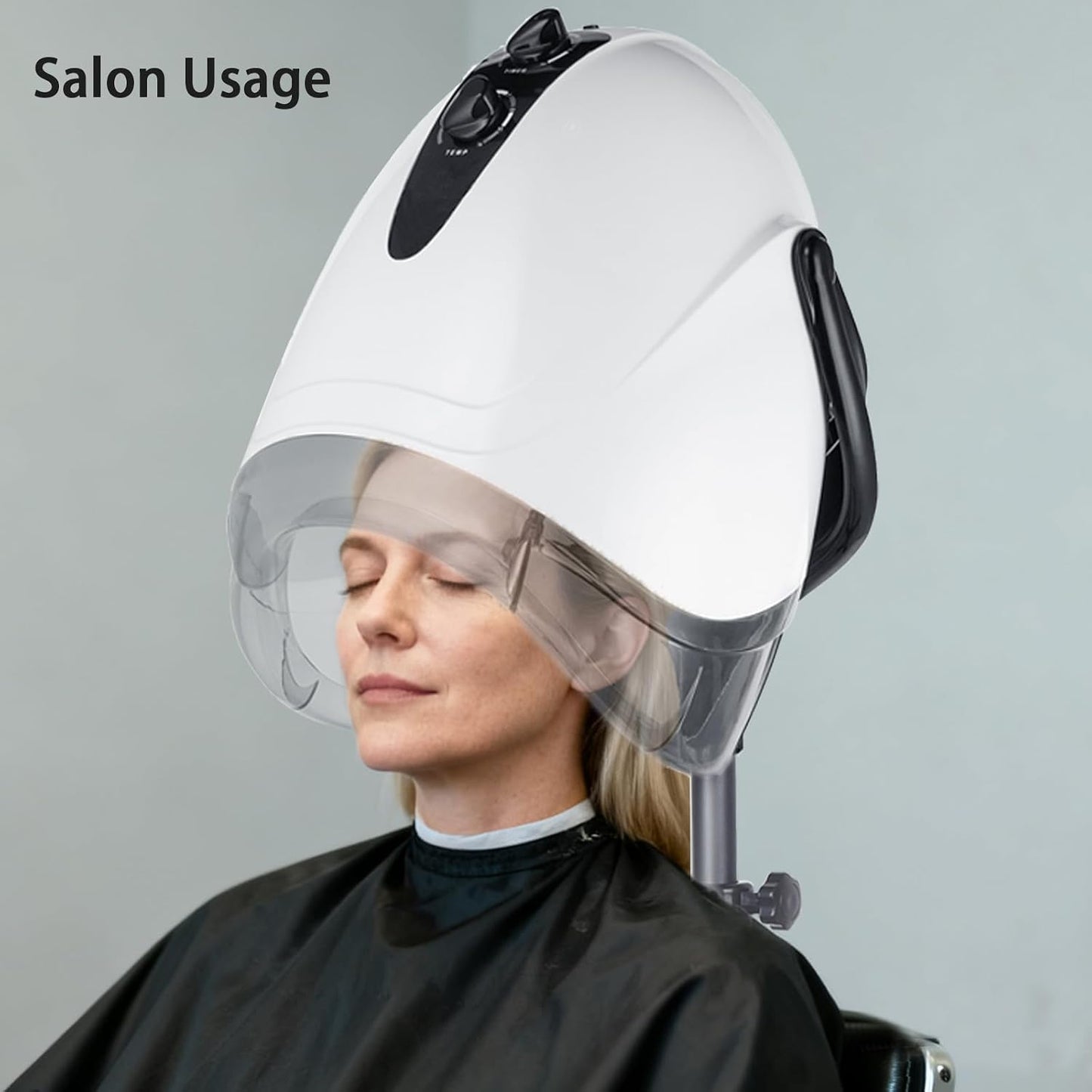 OIYALI Secador de pelo profesional con capucha de 1000 W, secador d...