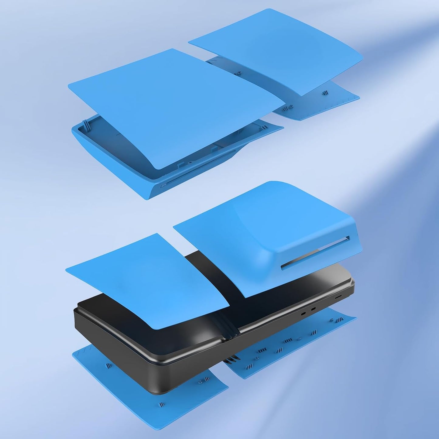 Placas de cubierta para PS5 Pro Disc Edition, carcasa lateral mate,...