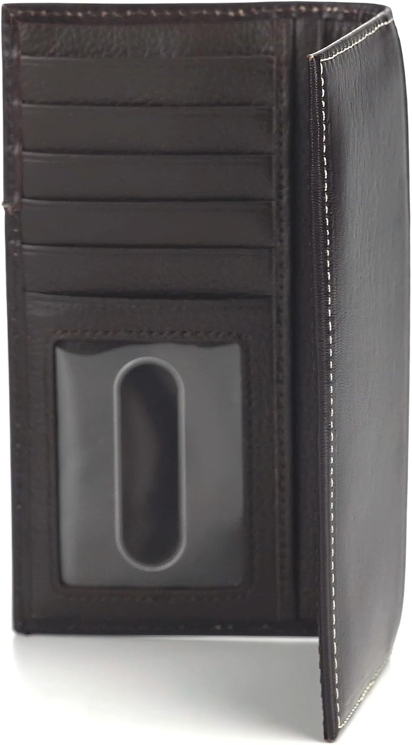 ARIAT Western Wallet Hombres Rodeo Cross Filigrana Marrón Medio A35...