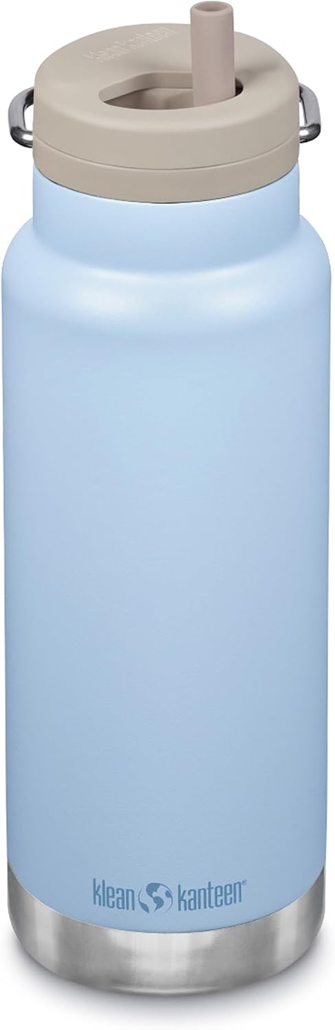 Klean Kanteen Botella de agua aislada TKWide de 32 onzas con tapa g...