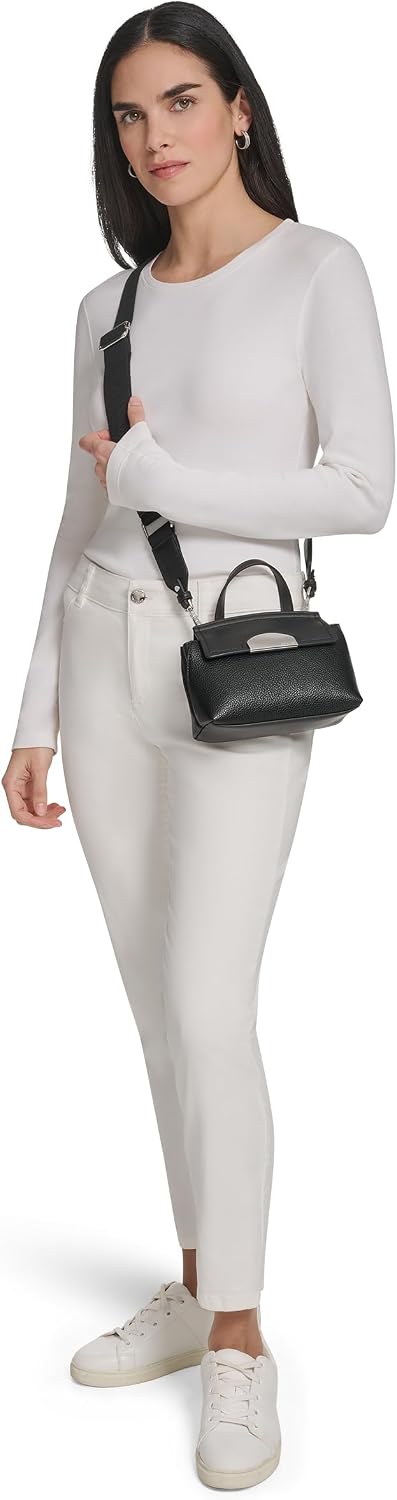 Calvin Klein Arabella Mini Bag Crossbody, negro\/plata, talla única
