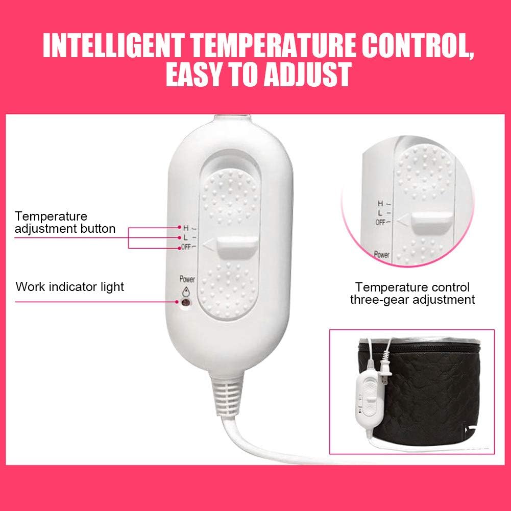Gorro térmico para acondicionamiento profundo, cuidado ajustable, g...