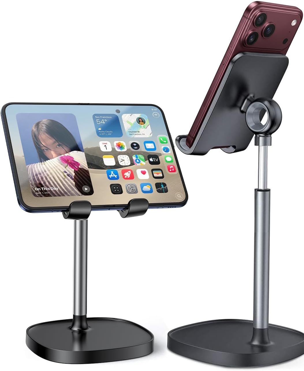 LISEN - Soporte para teléfono celular, ajustable, accesorios para e...
