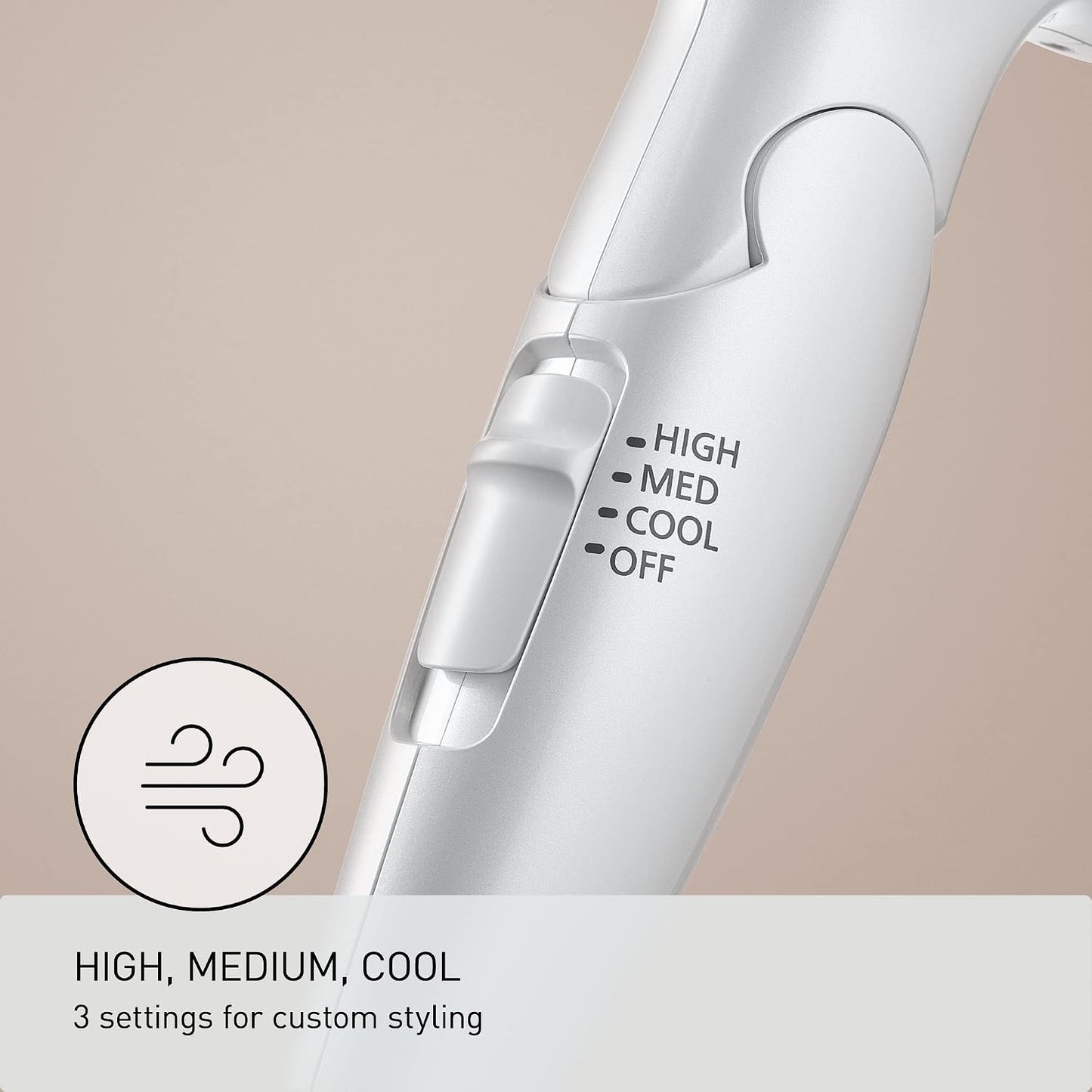 Panasonic Nanoe - Secador de pelo compacto EH-NA2C-W (blanco) - Tec...