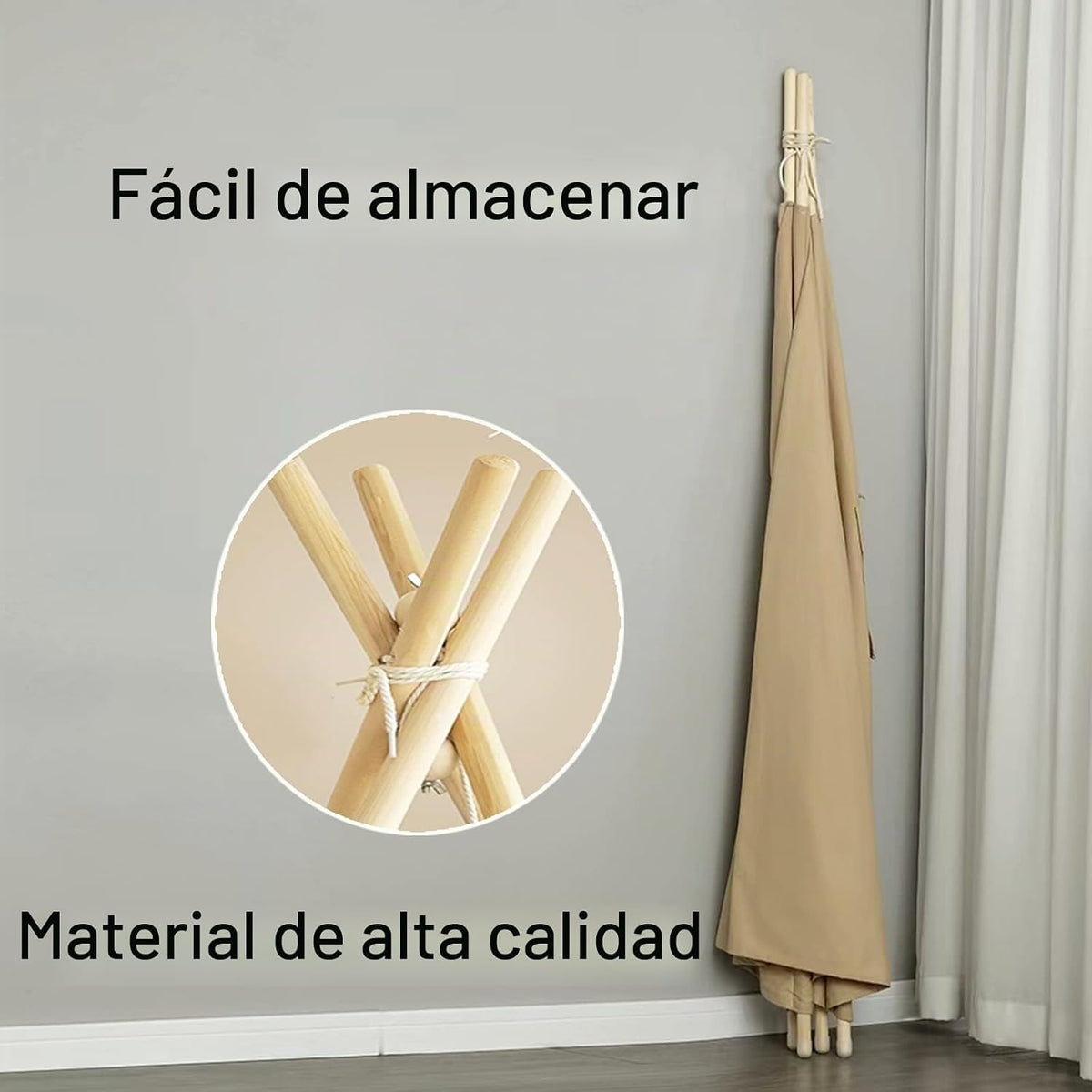 RongFa Tienda de campaña tipi para niños, tienda de campaña portáti...