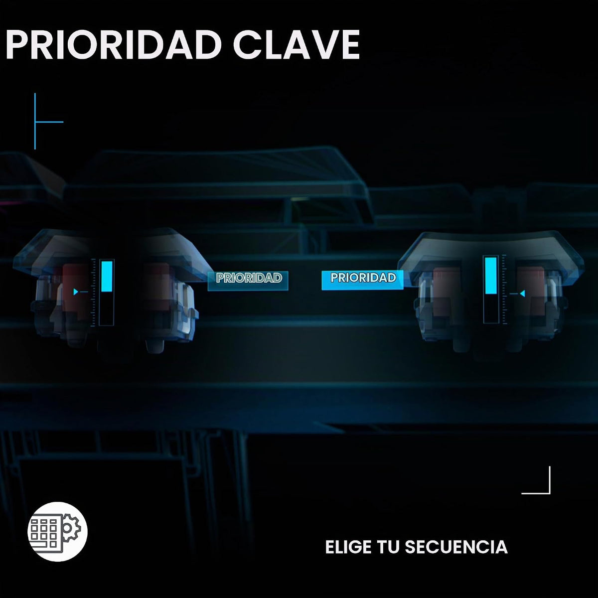 Logitech G 515 TKL Teclado rápido para juegos con cable (efecto sal...
