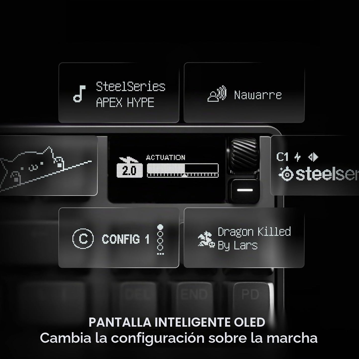 SteelSeries Apex Pro TKL Wireless Gen 3 Interruptores OmniPoint 3.0...