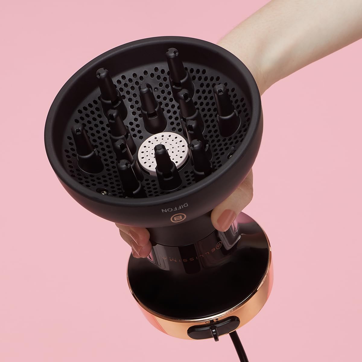 Bellissima - Secador de pelo con difusor de cerámica para cabello r...