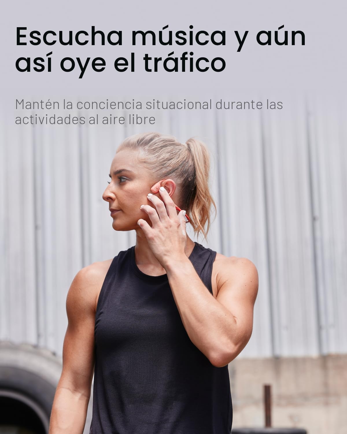 SHOKZ OpenRun Pro - Auriculares de conducción ósea, auriculares dep...