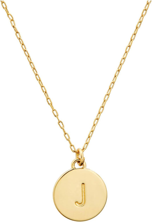 Mini colgante con inicial dorada de Kate Spade New York
