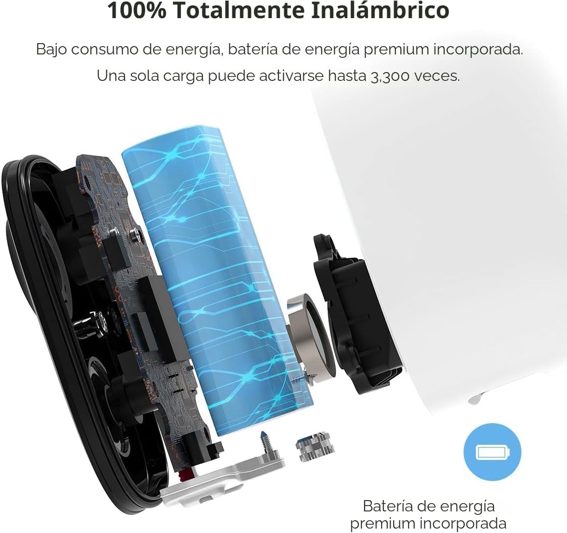 GMK Cámaras de seguridad solares inalámbricas para exteriores, paqu...