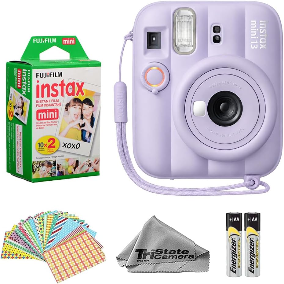 Cámara instantánea Fujifilm Instax Mini 13 Dreamy Purple con pelícu...