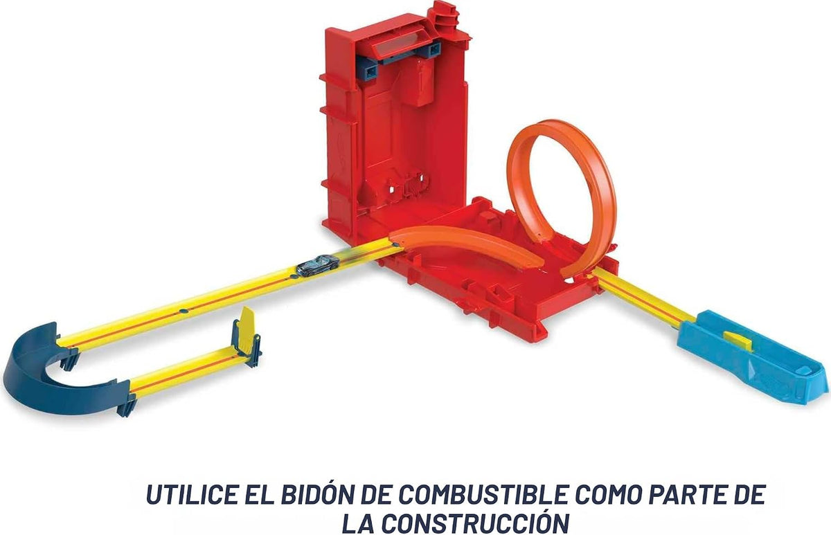 Hot Wheels Juego de autos de juguete, Track Builder Unlimited Plays...