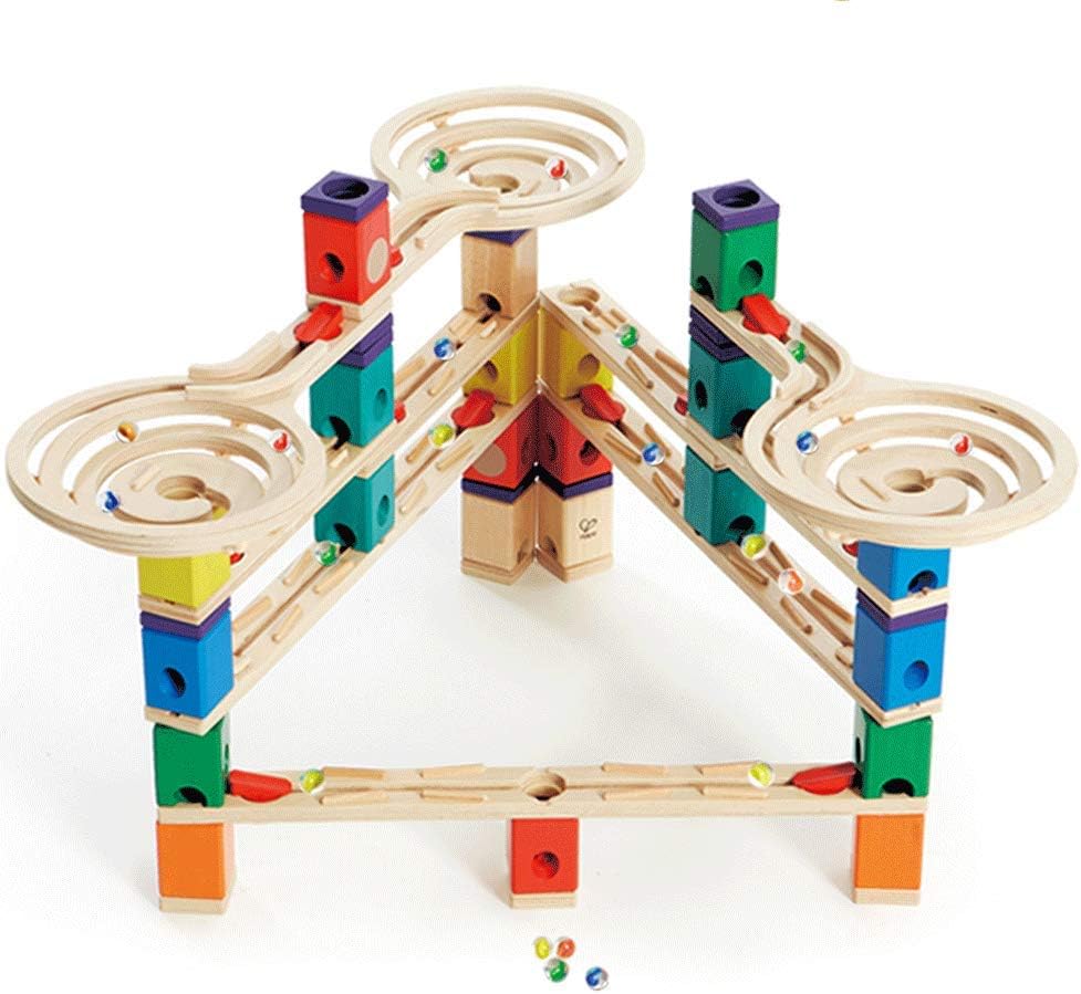 Hape Quadrilla de madera con pista de mármol Vertigo - Construcción...