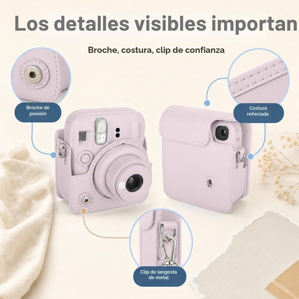 Fujifilm Instax Mini 13 - Cámara instantánea rosa caramelo + paquet...