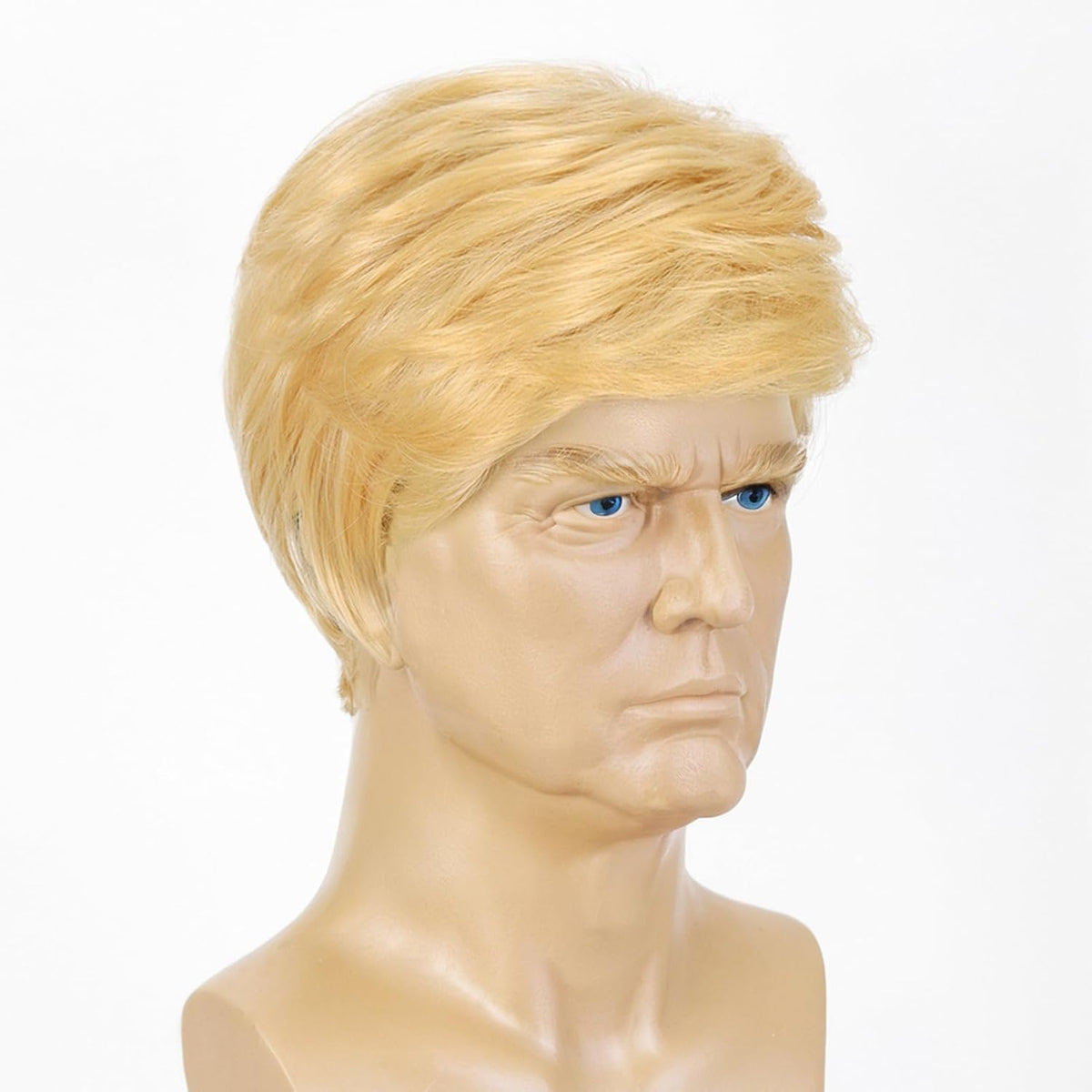 BCHR Peluca rubia para hombre, disfraz de Donald, pelucas rubias si...