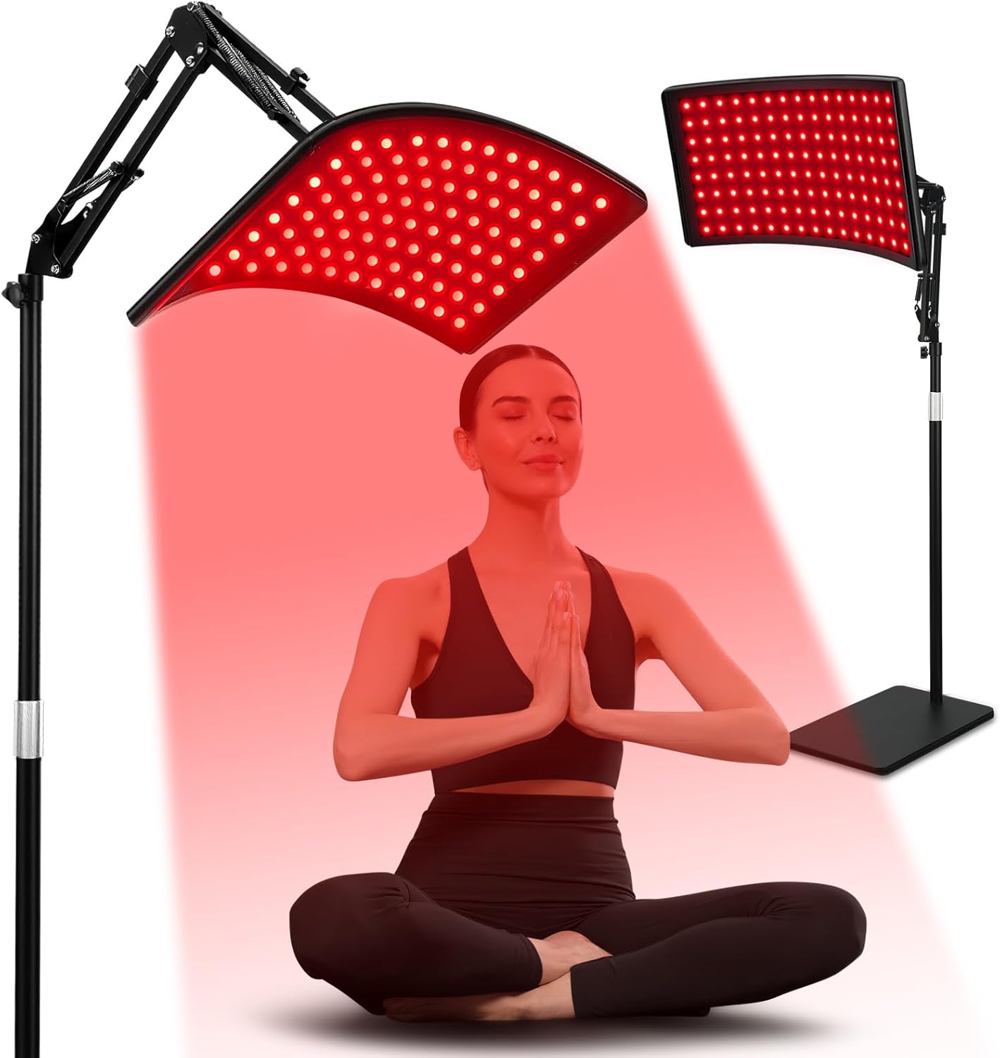 Terapia de luz roja para cara y cuerpo, lámpara de terapia de luz r...