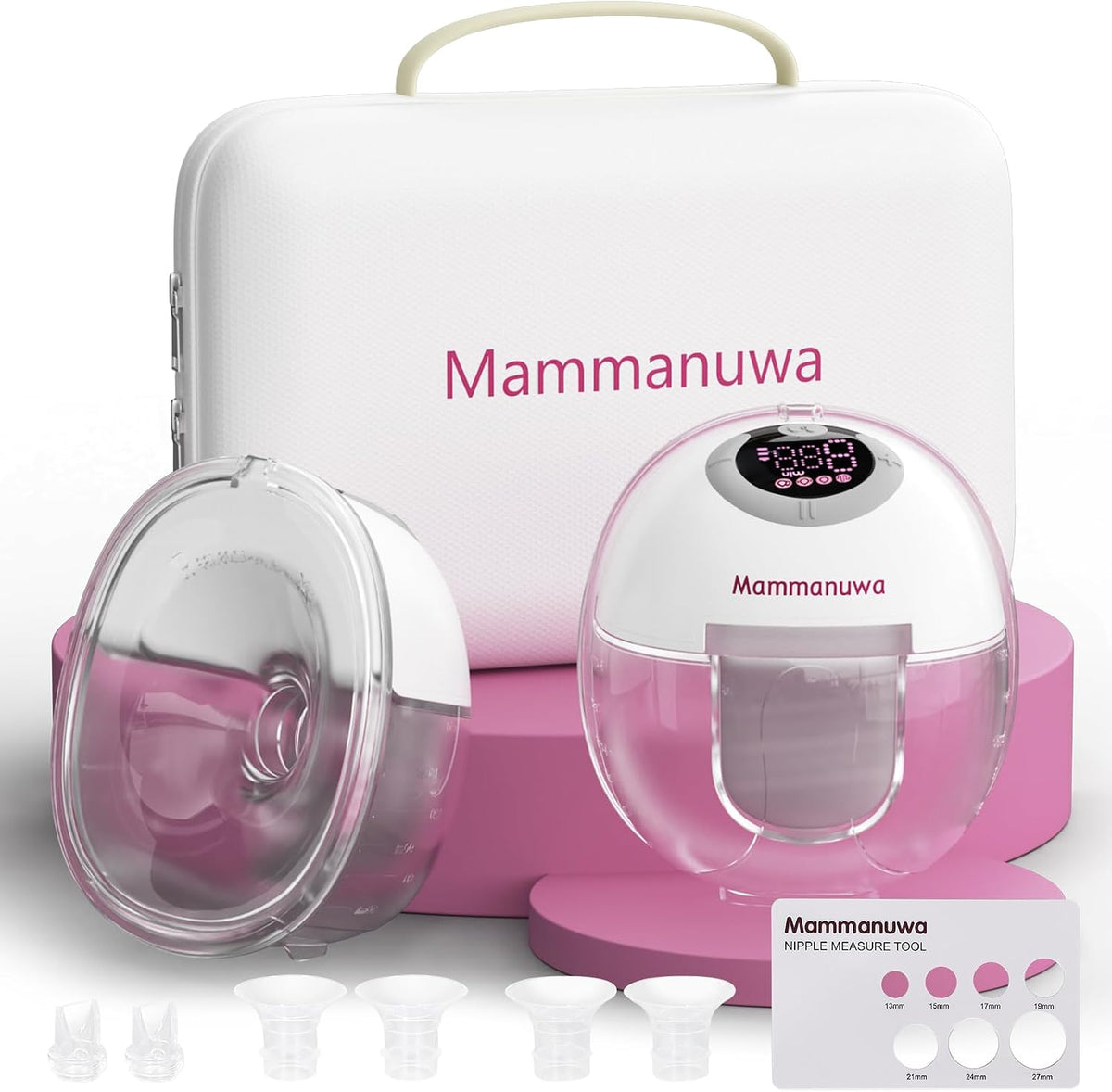Mammanuwa Extractor de leche eléctrico - Ligero, portátil y manos l...