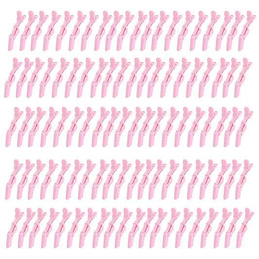 100 pinzas de pelo de cocodrilo para seccionar, pinza de pelo de sa...