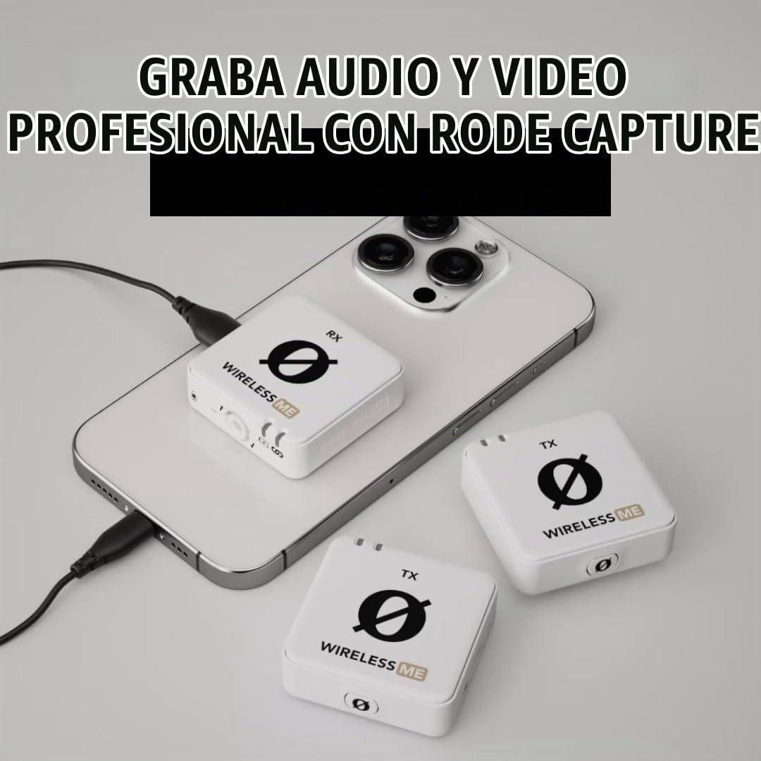 RØDE Sistema de Micrófono Inalámbrico ME Dual Set Ultra Compacto co...