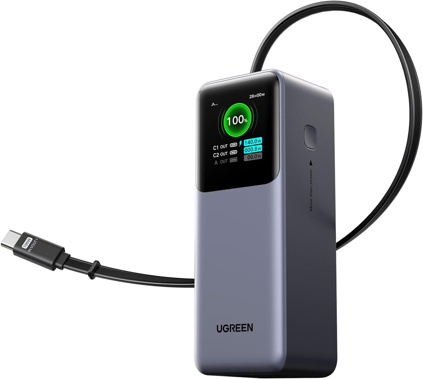 UGREEN Nexode 20000mAh 165W Power Bank para MacBook Pro 16, cable |...