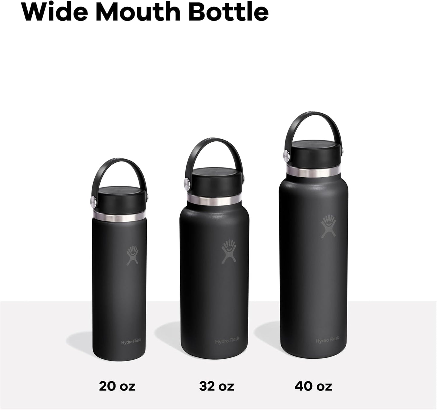 Hydro Flask Botella de agua de viaje \u2013 Acero inoxidable aislad...