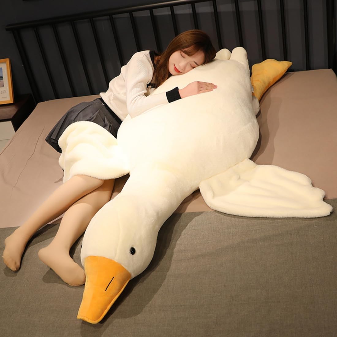 Srutirbo Animal de Peluche Gigante de Ganso, Pato Suave de Peluche...