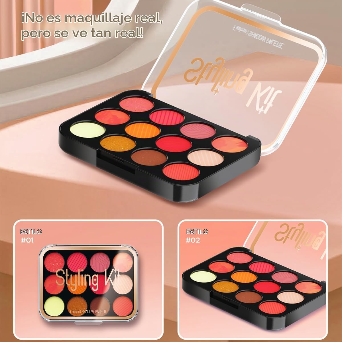 Kits de maquillaje falso para niñas, juguetes de maquillaje de simu...