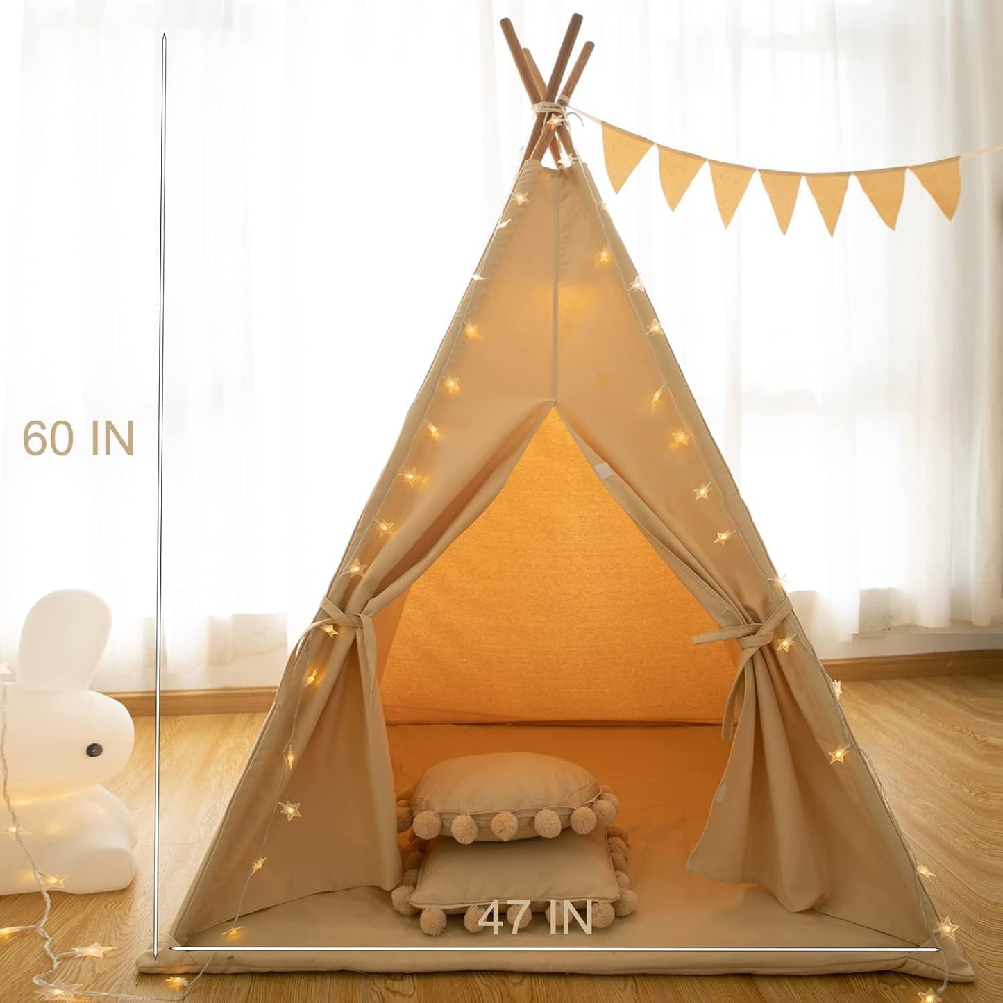 RongFa Tienda de campaña tipi para niños - Tienda de campaña portát...