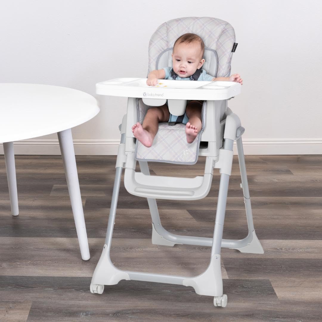 Baby Trend Everlast Silla Alta 7 en 1, Madrid Plaid
