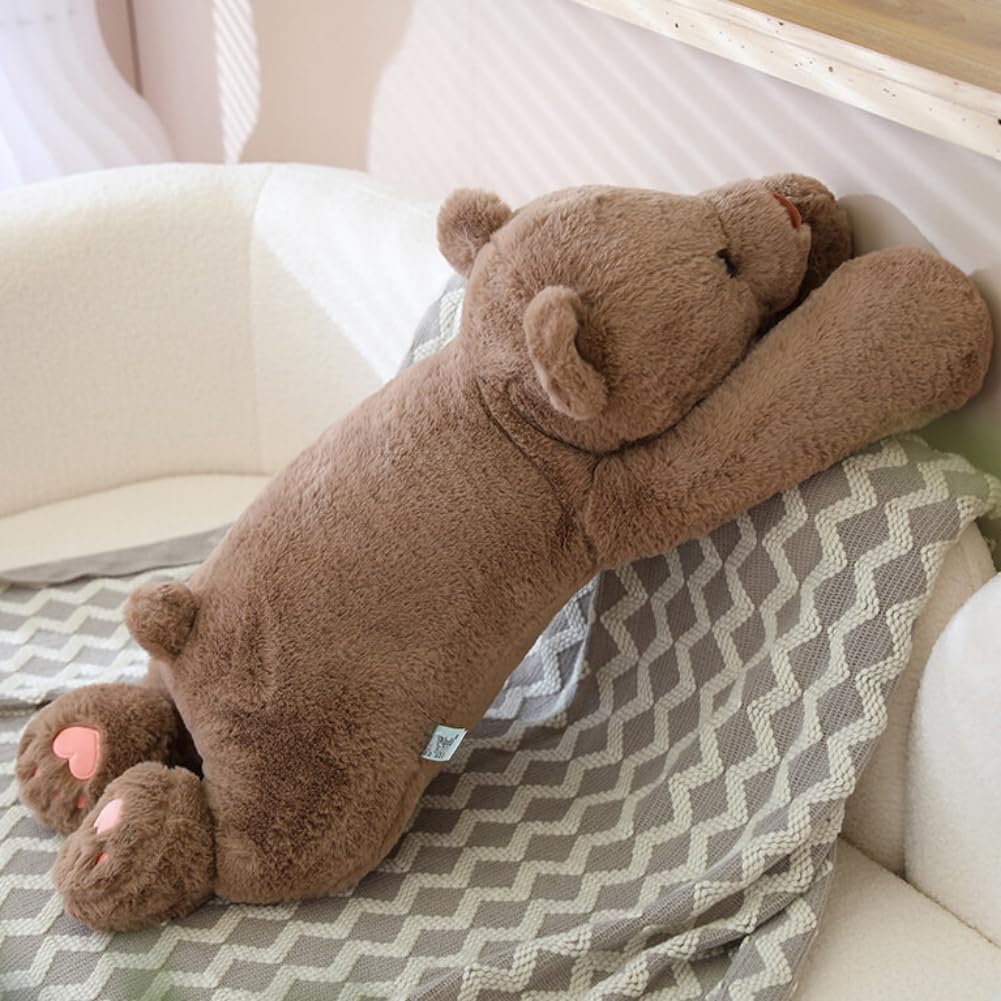 SNOWOLF Animales de Peluche de Oso Gigante con Peso, Almohada Decor...