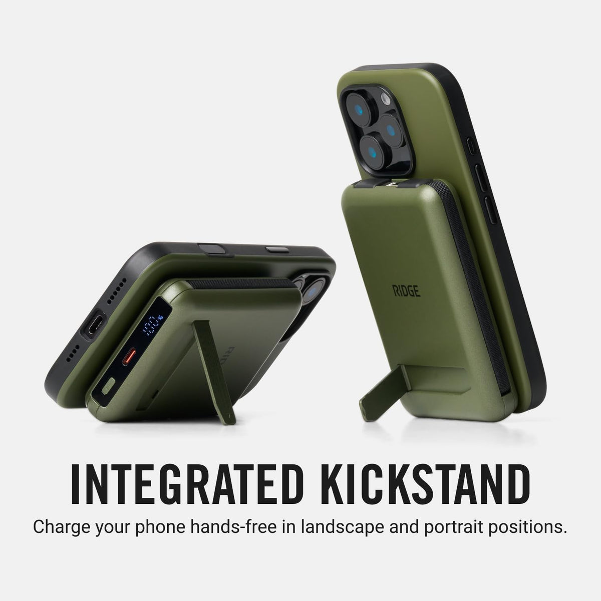 Ridge - Batería magnética de 20 W, 10,000 mAh, carga rápida, compat...