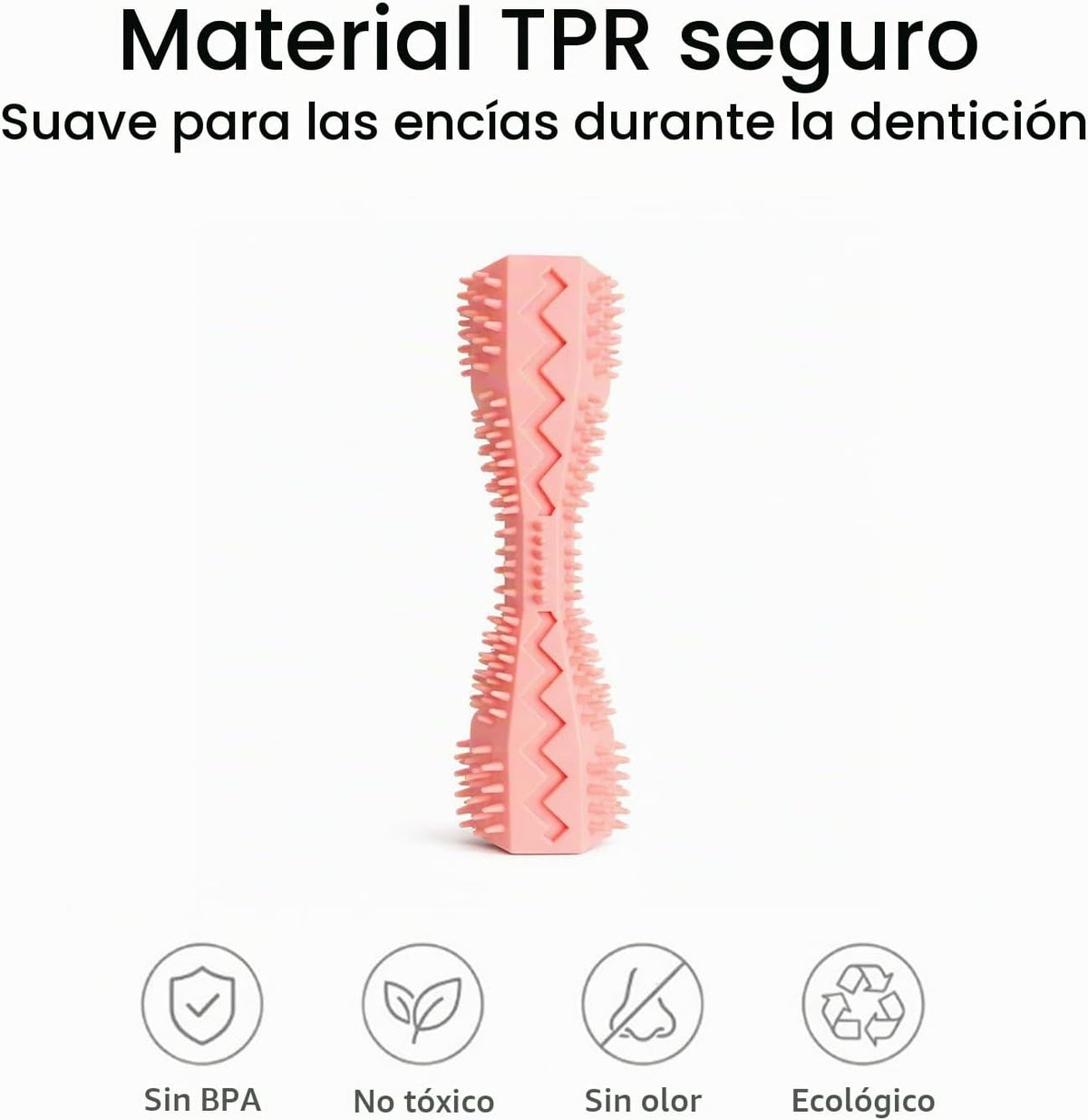 Miventra Paquete de 6 juguetes masticables para cachorros, juego de...