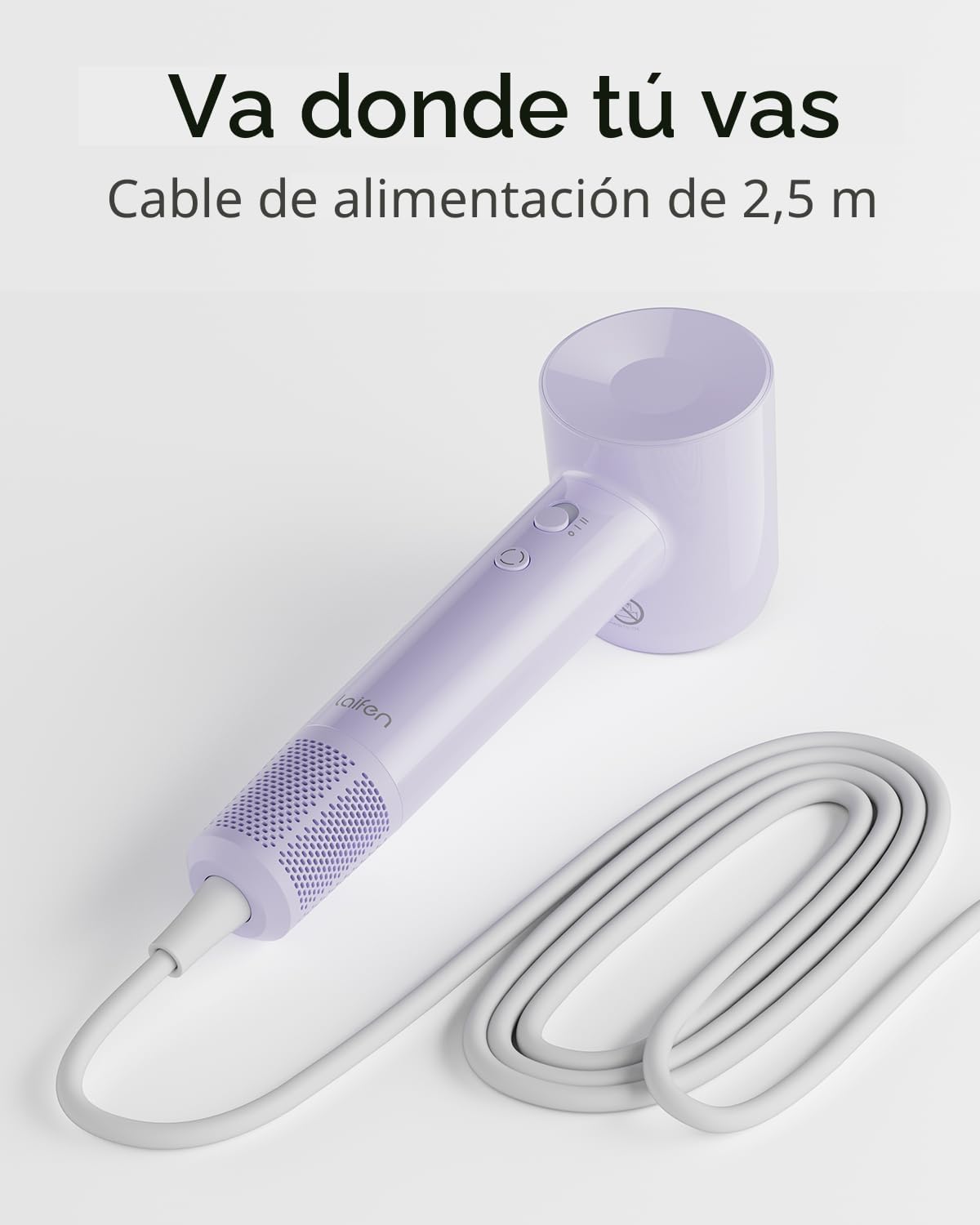 Laifen SE Lite - Secador de pelo iónico de alta velocidad con difus...